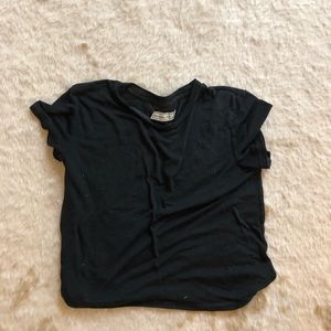 Black tee